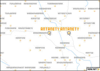 map of Antanety