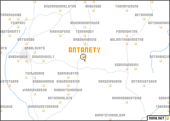 map of Antanety