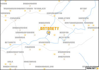 map of Antanety