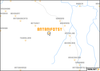 map of Antanifotsy