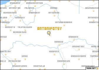 map of Antanifotsy