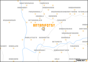 map of Antanifotsy