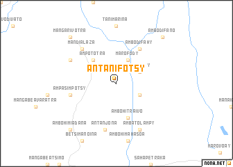 map of Antanifotsy