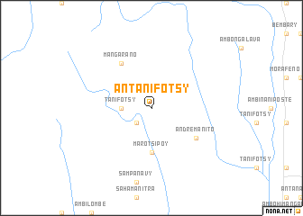 map of Antanifotsy