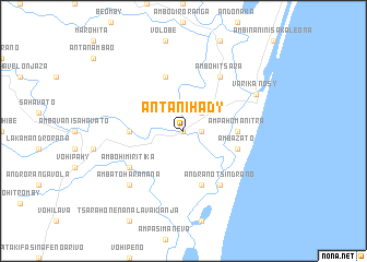 map of Antanihady