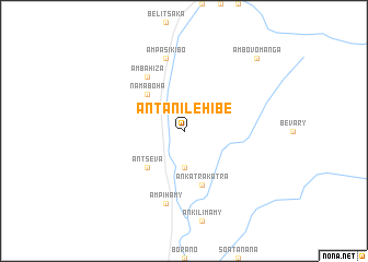 map of Antanilehibe