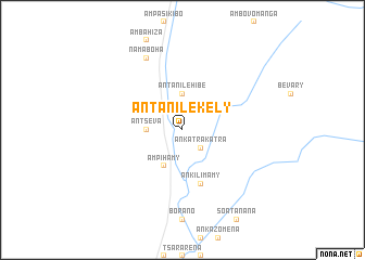 map of Antanilekely