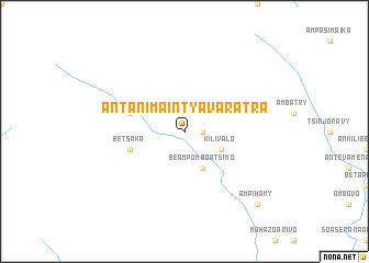 map of Antanimainty Avaratra