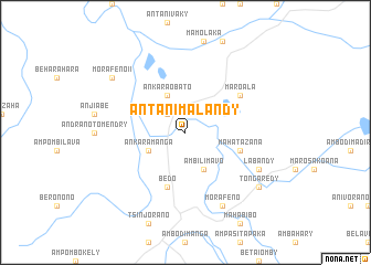 map of Antanimalandy