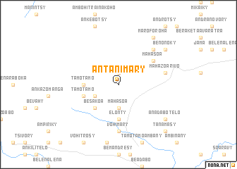 map of Antanimary