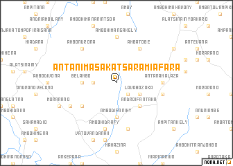 map of Antanimasaka-Tsaramiafara