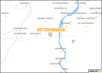 map of Antanimasaka