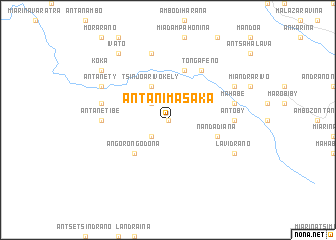 map of Antanimasaka