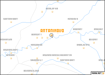 map of Antanimavo