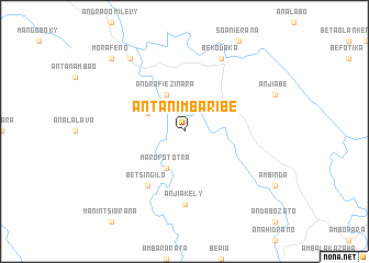 map of Antanimbaribe