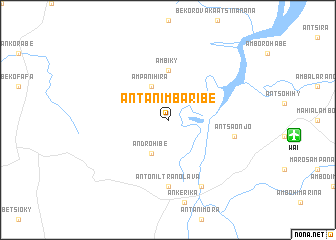 map of Antanimbaribe