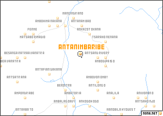 map of Antanimbaribe