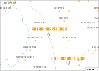 map of Antanimbaritsara