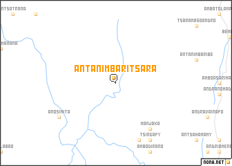 map of Antanimbaritsara