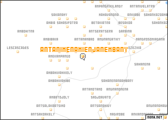 map of Antanimenamienjanembany