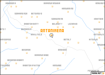 map of Antanimena