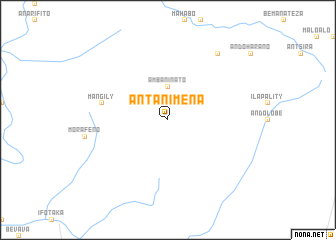 map of Antanimena