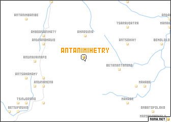 map of Antanimihetry