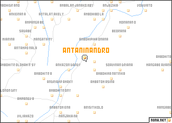 map of Antaninandro