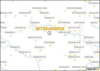 map of Antanjomanga