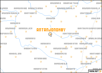 map of Antanjonomby