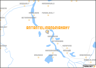map of Antantelinandriamamy