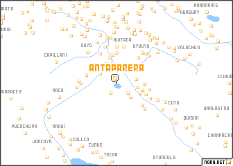 map of Antaparera