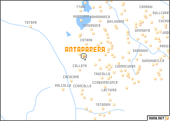 map of Antaparera