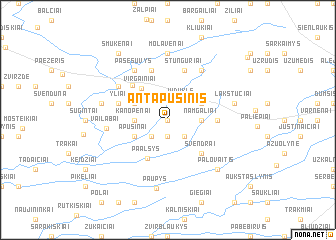 map of Antapusinis