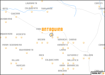 map of Antaquira