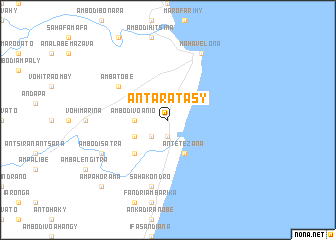 map of Antaratasy