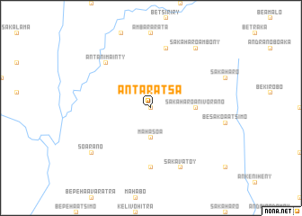 map of Antaratsa