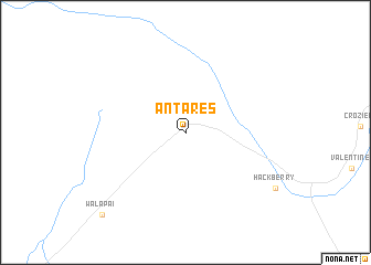 map of Antares