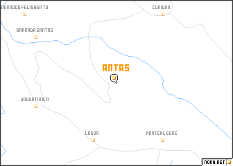 map of Antas