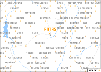 map of Antas