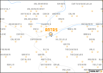 map of Antăş