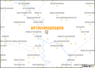 map of Antaviandondona