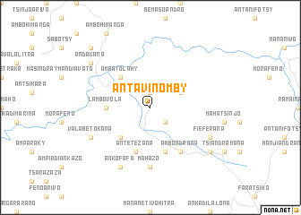 map of Antavinomby