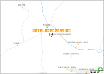 map of Antelope Crossing