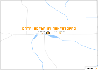 map of Antelope Development Area