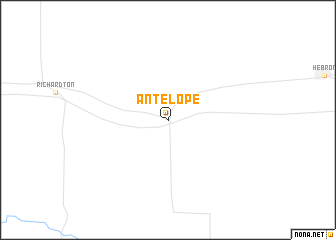 map of Antelope