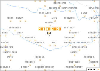 map of Antenimaro