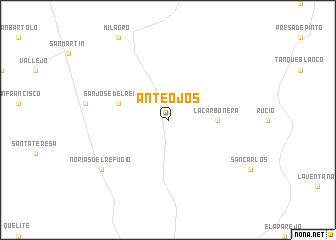 map of Anteojos