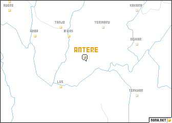 map of Antere