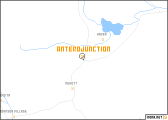 map of Antero Junction